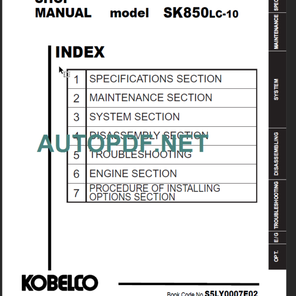 SK850LC-10 (NA)_2019 Shop Manual OPT