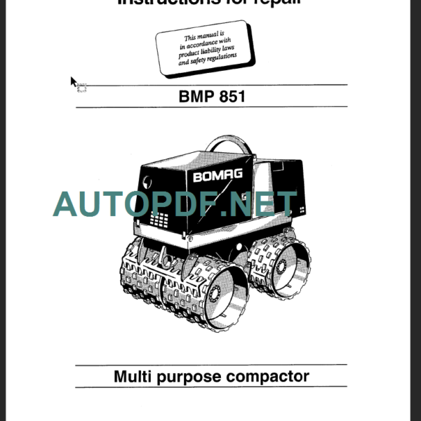 BMP 851 REPAIR INSTRUCTION