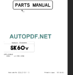 SK135SRLC-SK135SRL PARTS MANUAL