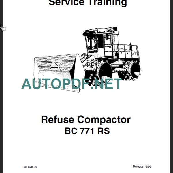 BC 771 RS Service Training