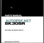 SK30SR PARTS MANUAL