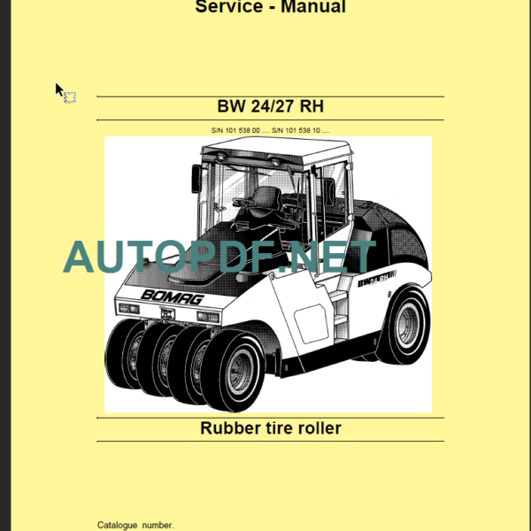 BW 24-27 RH Service Manual