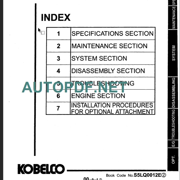 SK230LC-6E SHOP MANUAL