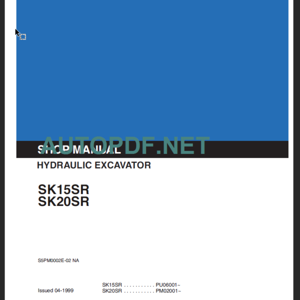 SK15SR SHOP MANUAL