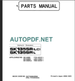 SK135SRLC-SK135SRL PARTS MANUAL