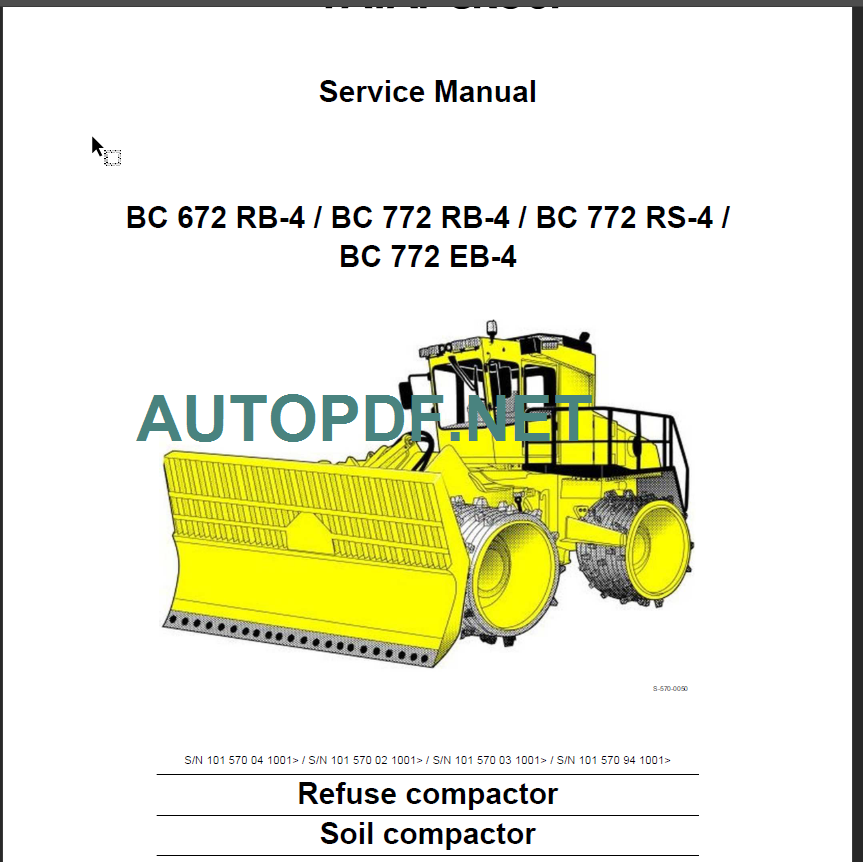 BC 772 RS-4 Service Manual