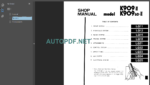 K909-II K909LC-II SERVICE MANUAL