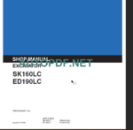 SK160LC-ED190LC SHOP MANUAL