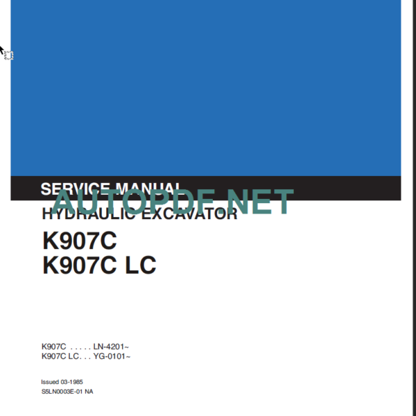 K907C-K907C LC SERVICE MANUAL