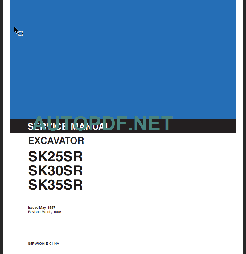 SK030SR SERVICE MANUAL