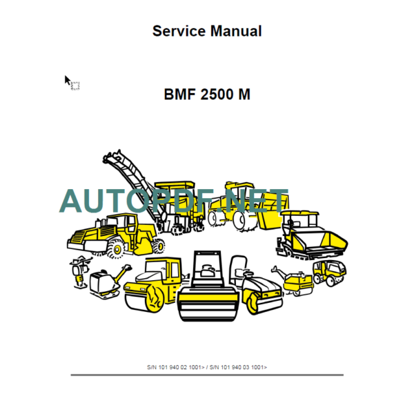 BMF 2500 M Service Manual