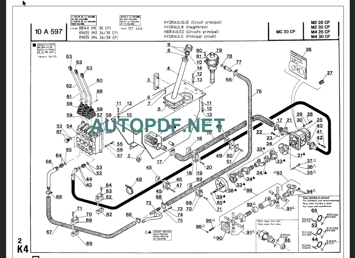 M2 30 CP PARTS CATALOGUE