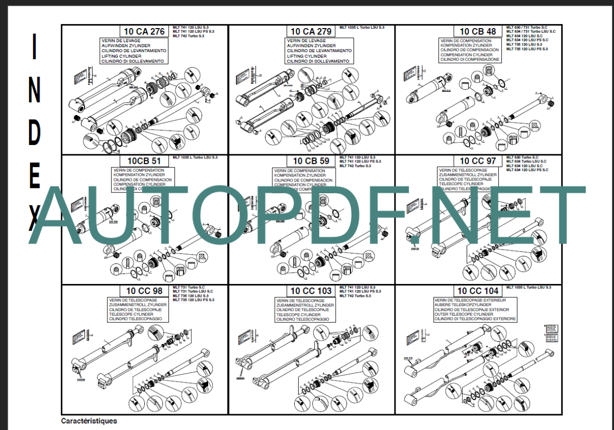 MLT 634 Serie C E2 PARTS CATALOGUE