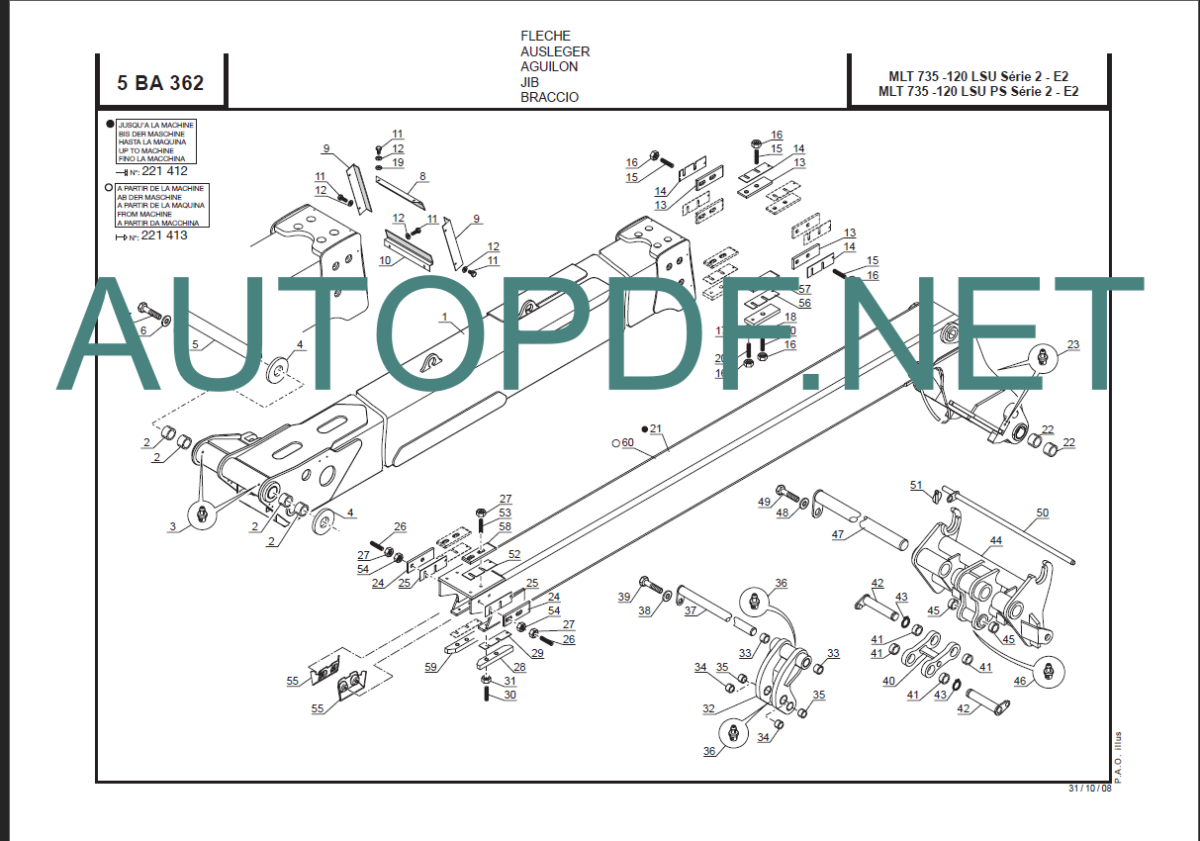 MLT 735 120 LSU Parts Catalogue