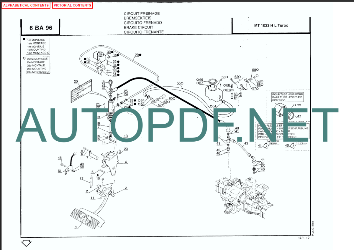 MT 1033 HL Turbo Series 1 PARTS MANUAL ]