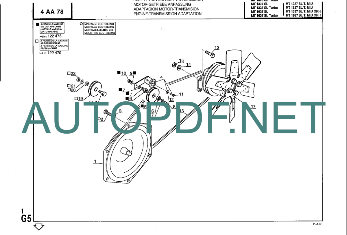 MT 1637 Parts Catalogue