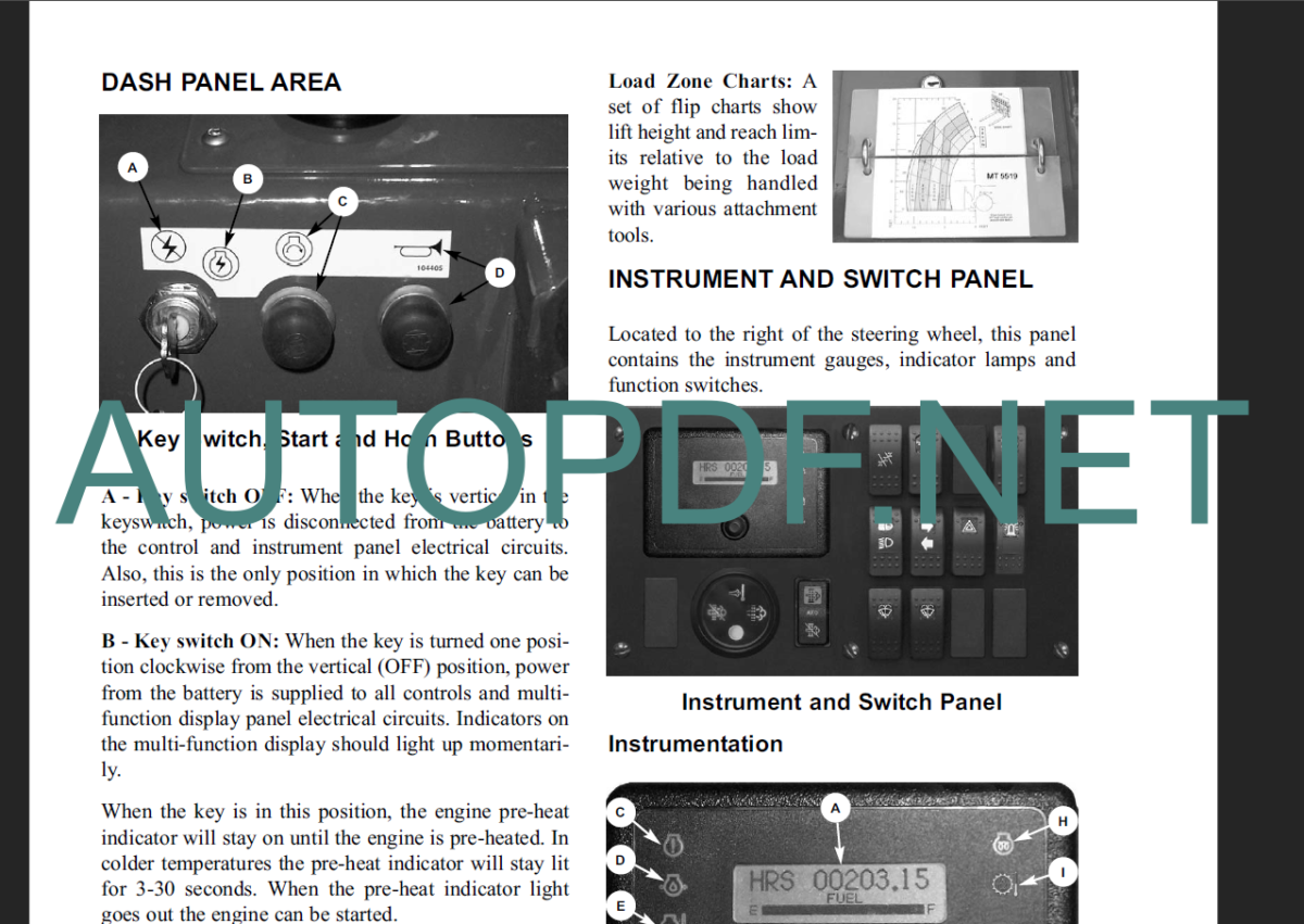 MT 5519 Operator Service Manual