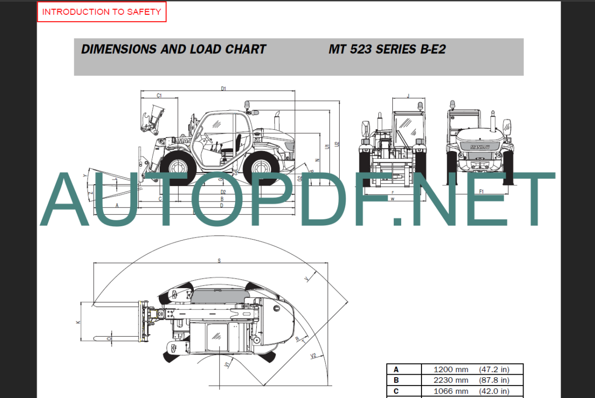 MT 523 Series B-E2 OPERATOR'S MANUAL ]