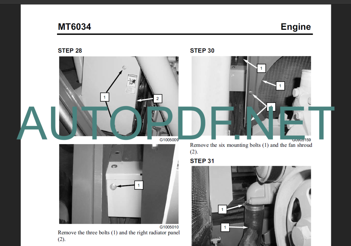 MT 6034 Shop Manual