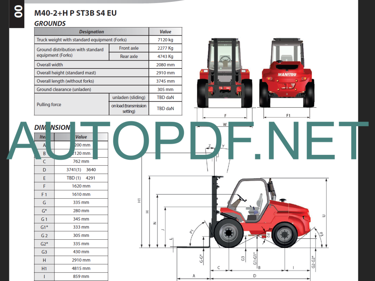 M26-30-2H P ST3B S4 EU REPAIR MANUAL