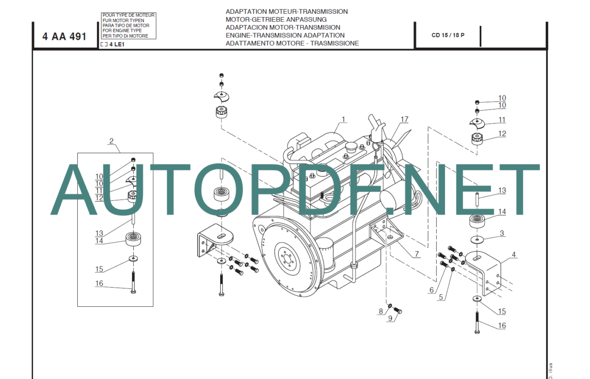 CD 30P-CG 30P PARTS CATALOGUE