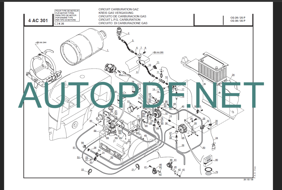 CD 35P-CG 35P PARTS CATALOGUE