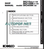 SK210(N)LC-10E-SK210SNLC-10E SHOP MANUAL