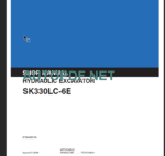 SK330LC-6E SHOP MANUAL