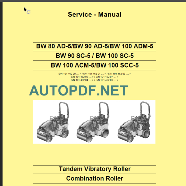 BW 100 ADM-5 Service Manual