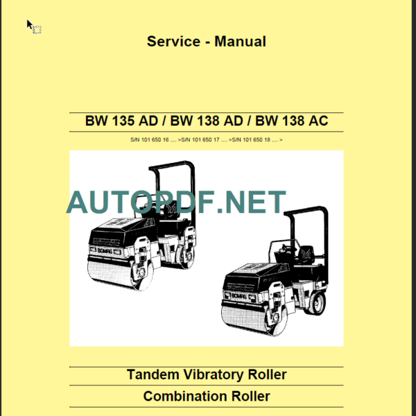 BW 138 AC AD Service Manual 2007