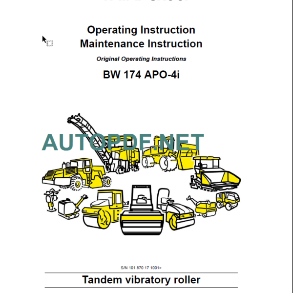 BW 174 APO-4i Operating Maintenance Instruction