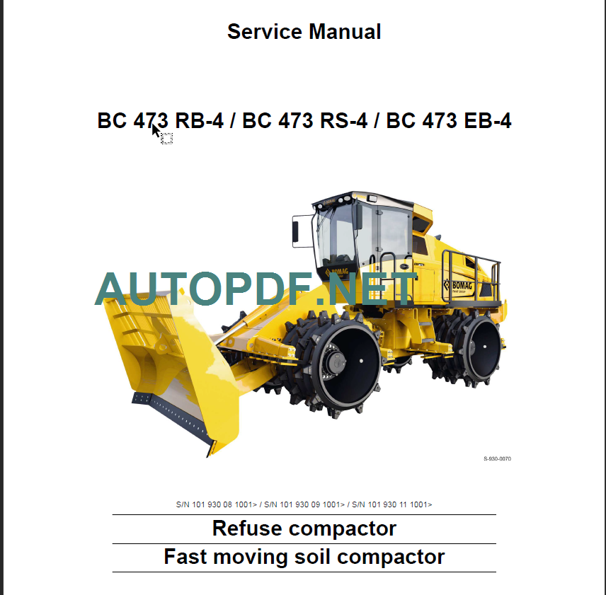 BC 473 EB-4 Service Manual