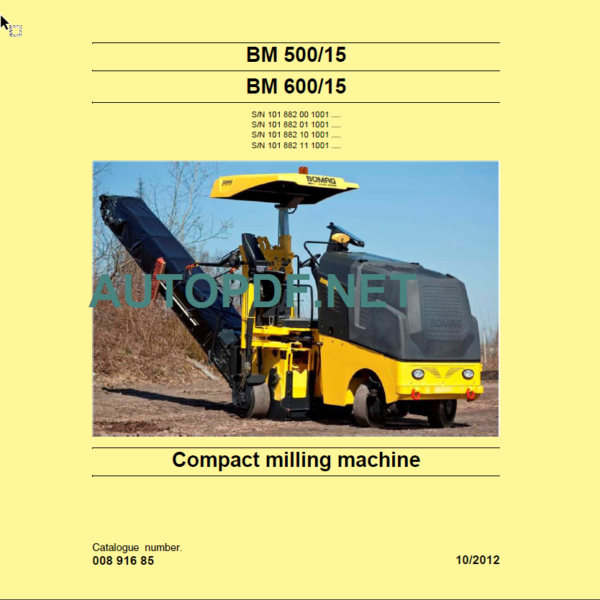 BM 500-15 Service Manual