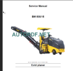 BM 500-15 Cold planer Service Manual