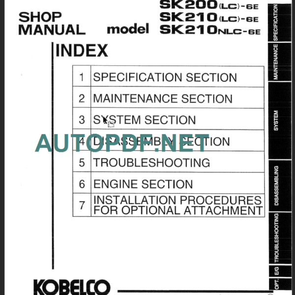 SK200_210-6E Shop Manual