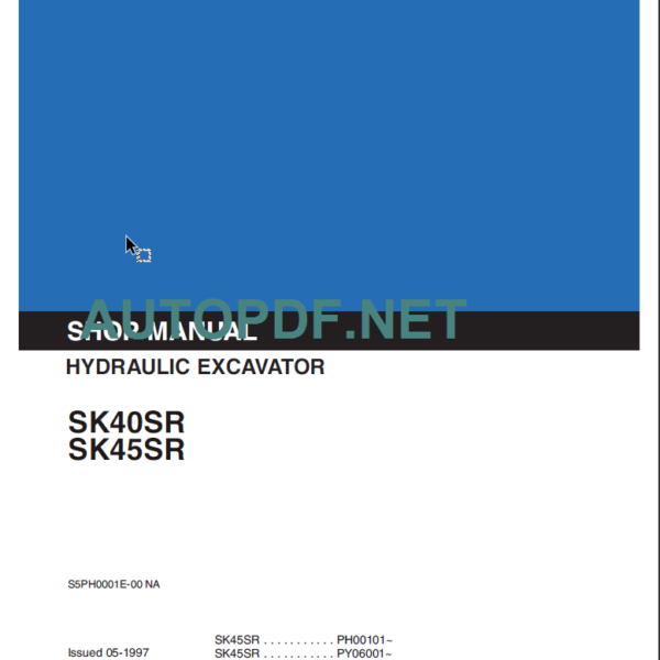 SK40SR SHOP MANUAL