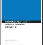 SK45SR-2 SERVICE MANUAL