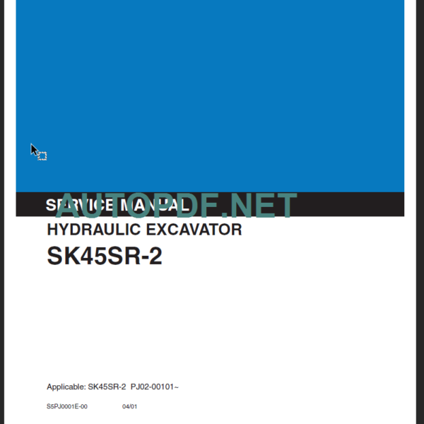 SK45SR-2 SERVICE MANUAL