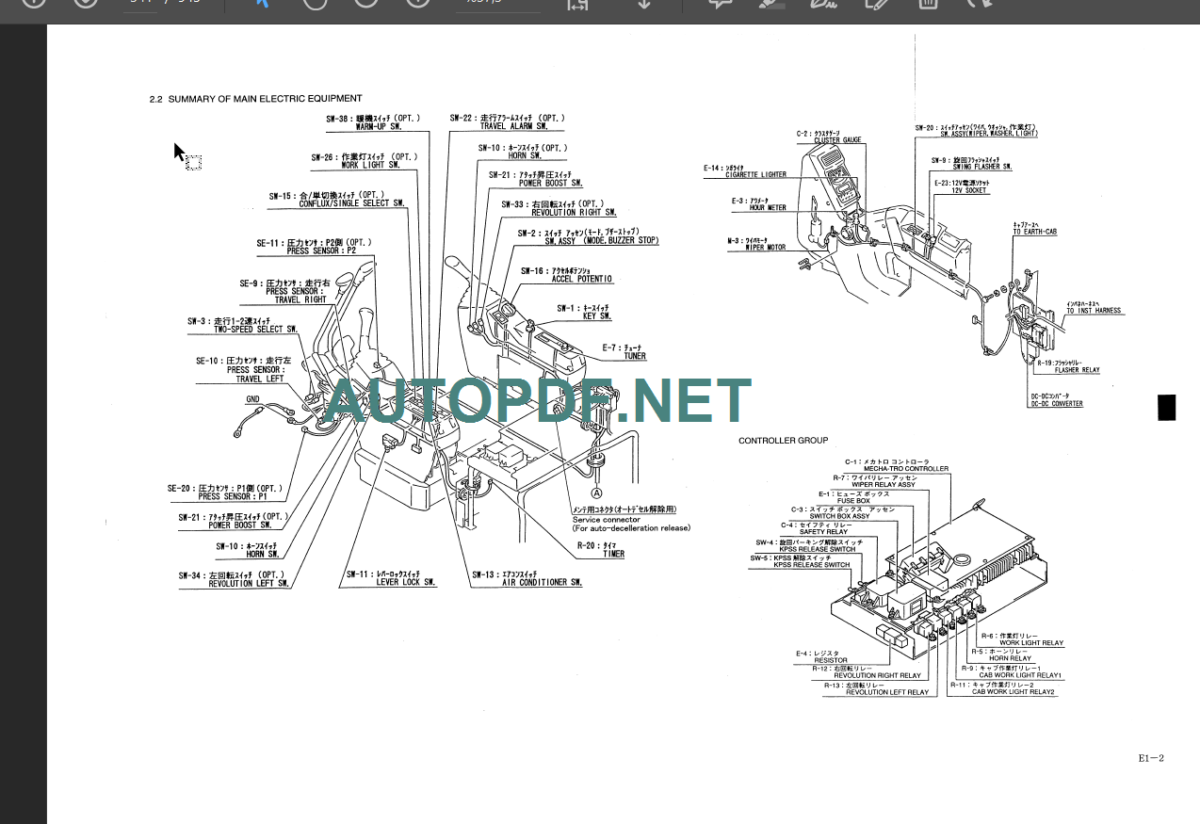 SK250LC-VI-SK250NLC-VI SHOP MANUAL