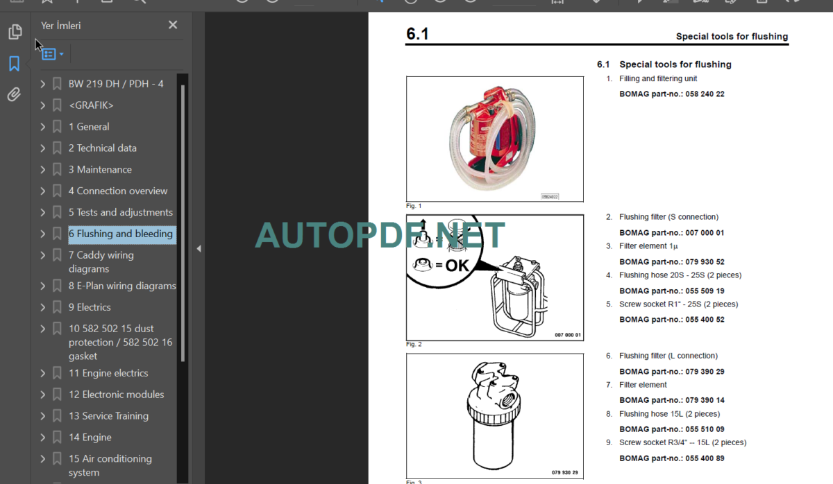 BW 219 DH-PDH-4 Service Manual