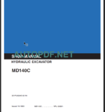 MD140C SHOP MANUAL