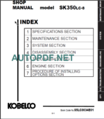 SK350LC-8 SHOP MANUAL