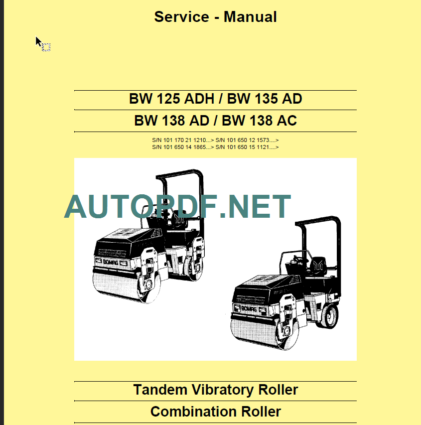 BW 125 ADH Service Manual