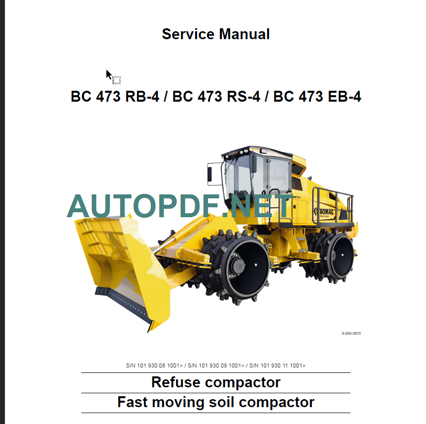 BC 473 RB-4 Service Manual