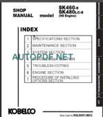 SK460-8 (HS Engine) SHOP MANUAL