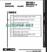 SK480LC-8 (HS Engine) SHOP MANUAL