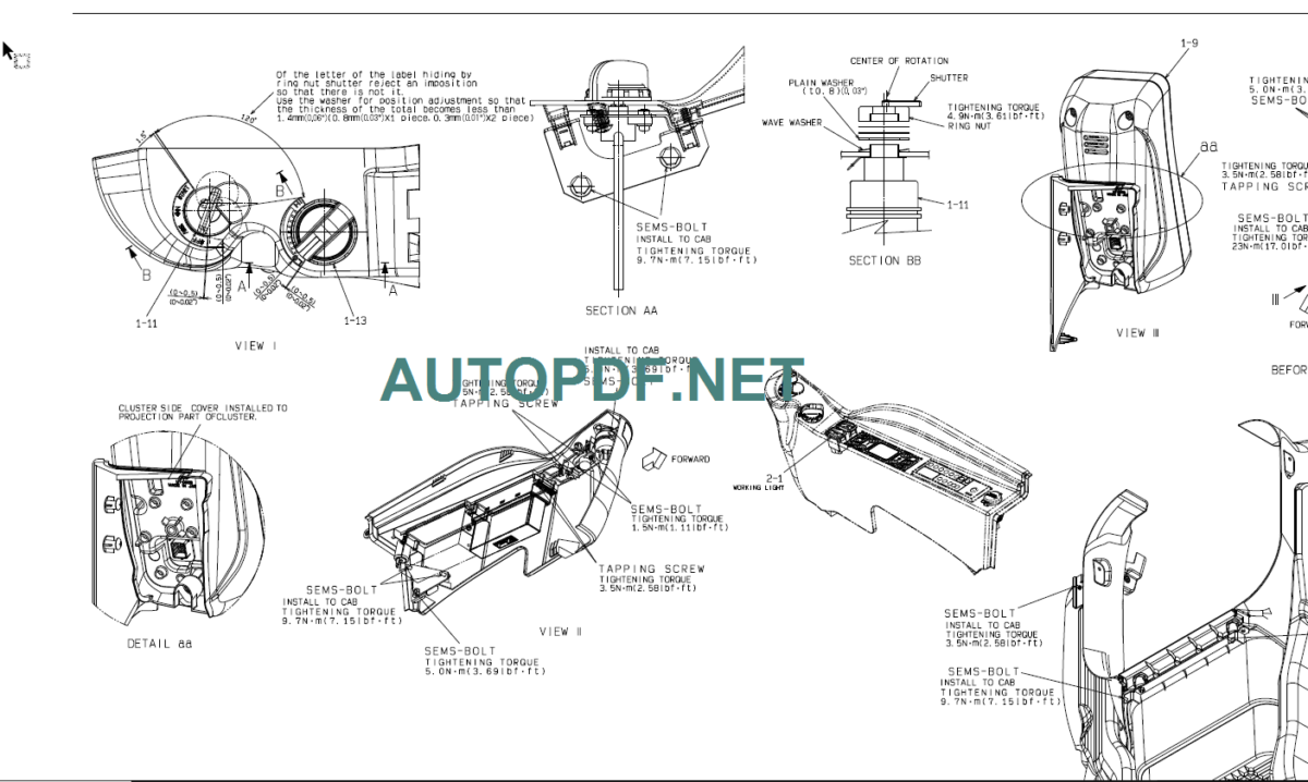 SK250-SK260LC-10 Shop Manual