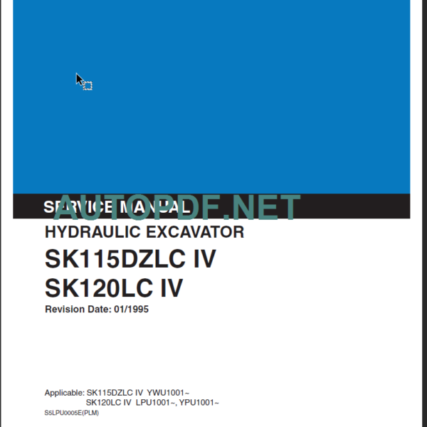 SK115DZLC IV SERVICE MANUAL