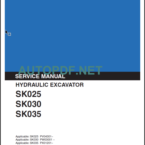 SK035 SERVICE MANUAL