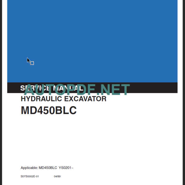 MD450BLC SERVICE MANUAL